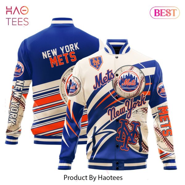 AVAILABLE New York Mets Major League Baseball AOP Varsity Jacket