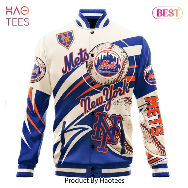 AVAILABLE New York Mets Major League Baseball AOP Varsity Jacket