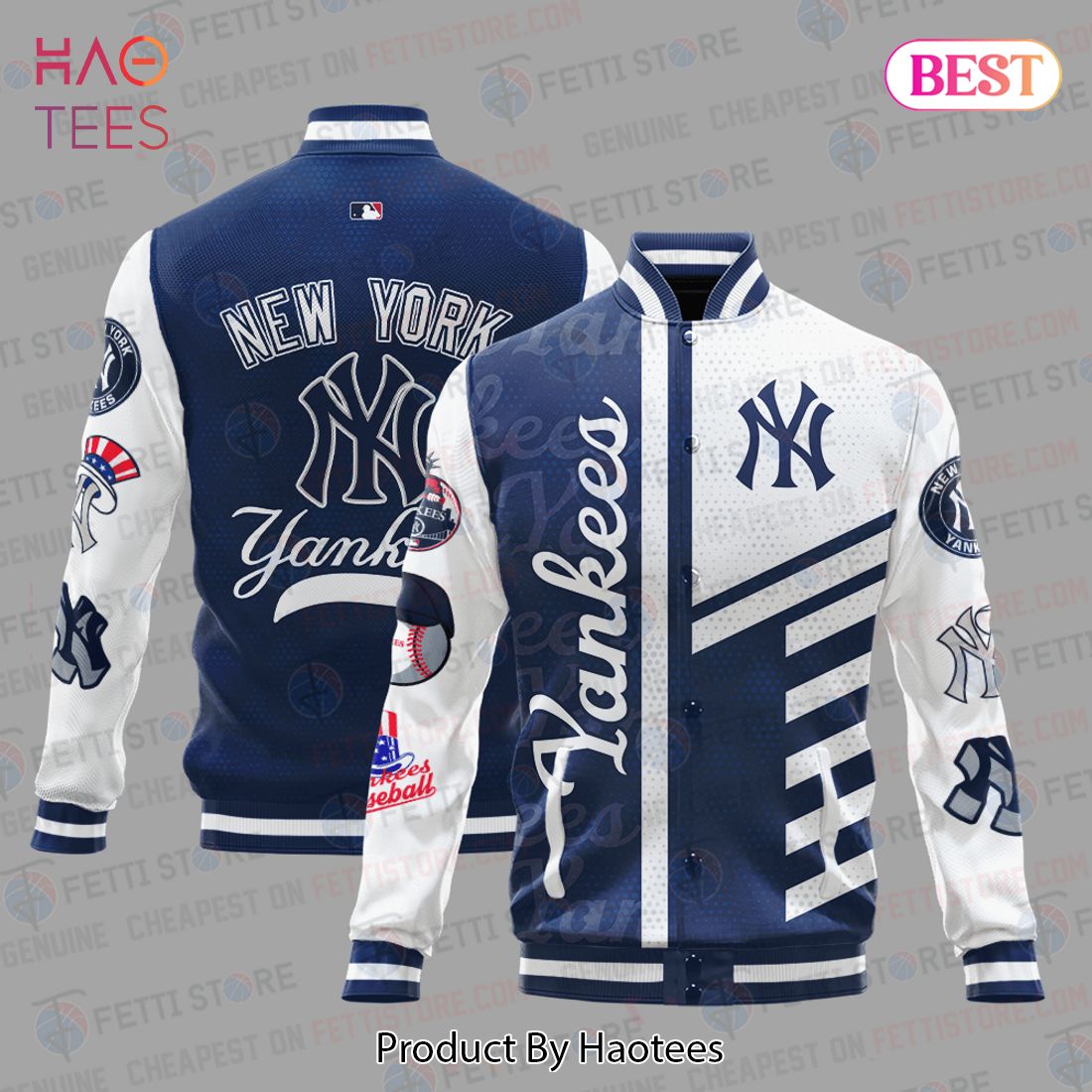 [AVAILABLE] New York Yankees American League Baseball Varsity Jacket