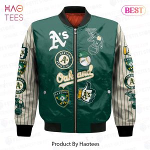 AVAILABLE Oakland AthleticsMajor League Baseball 2023 Unisex AOP Bomber Jacket