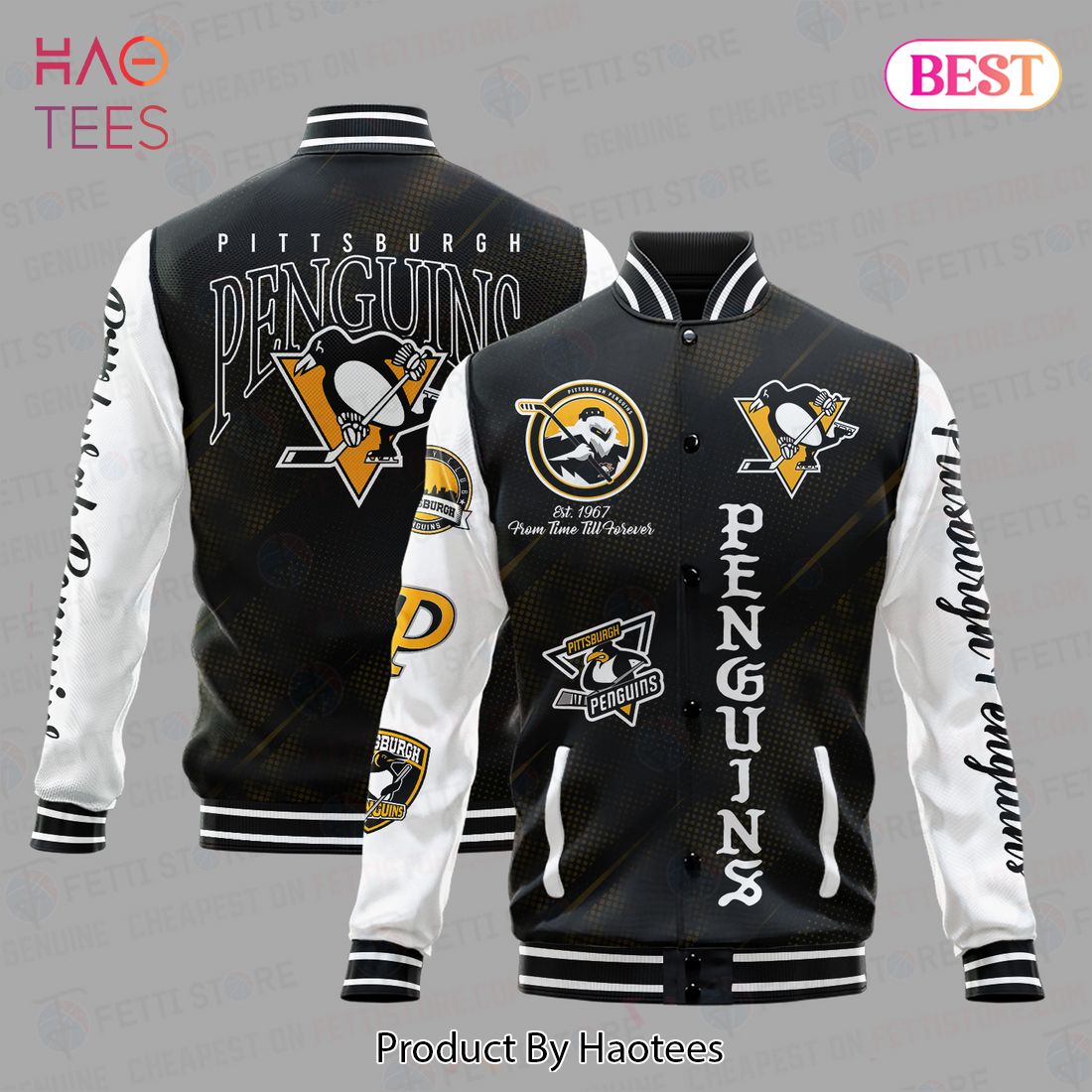 [AVAILABLE] Pittsburgh Penguins National Hockey League Varsity Jacket