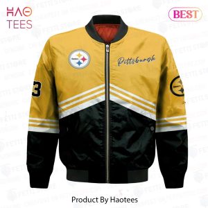 AVAILABLE Pittsburgh SteelersNational Football League AOP Bomber Jacket