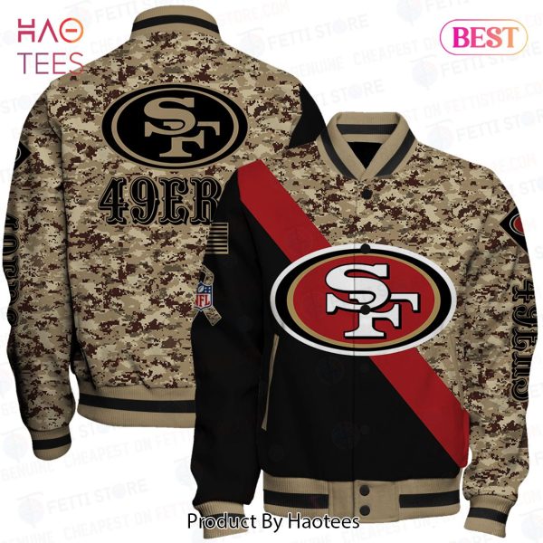 [AVAILABLE] San Francisco 49ers National Football League AOP Varsity Jacket