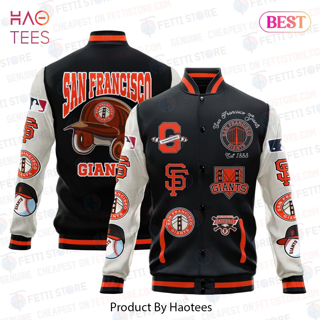 [AVAILABLE] San Francisco Giants Major League Baseball AOP Varsity Jacket