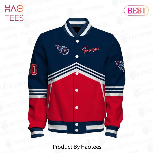 [AVAILABLE] Tennessee Titans National Football League AOP Varsity Jacket