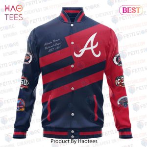 BEST Atlanta Braves American League Baseball Varsity Jacket