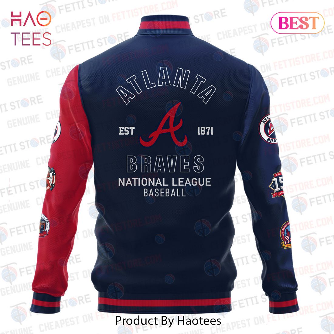 BEST Atlanta Braves American League Baseball Varsity Jacket BEST Atlanta Braves American League Baseball Varsity Jacket