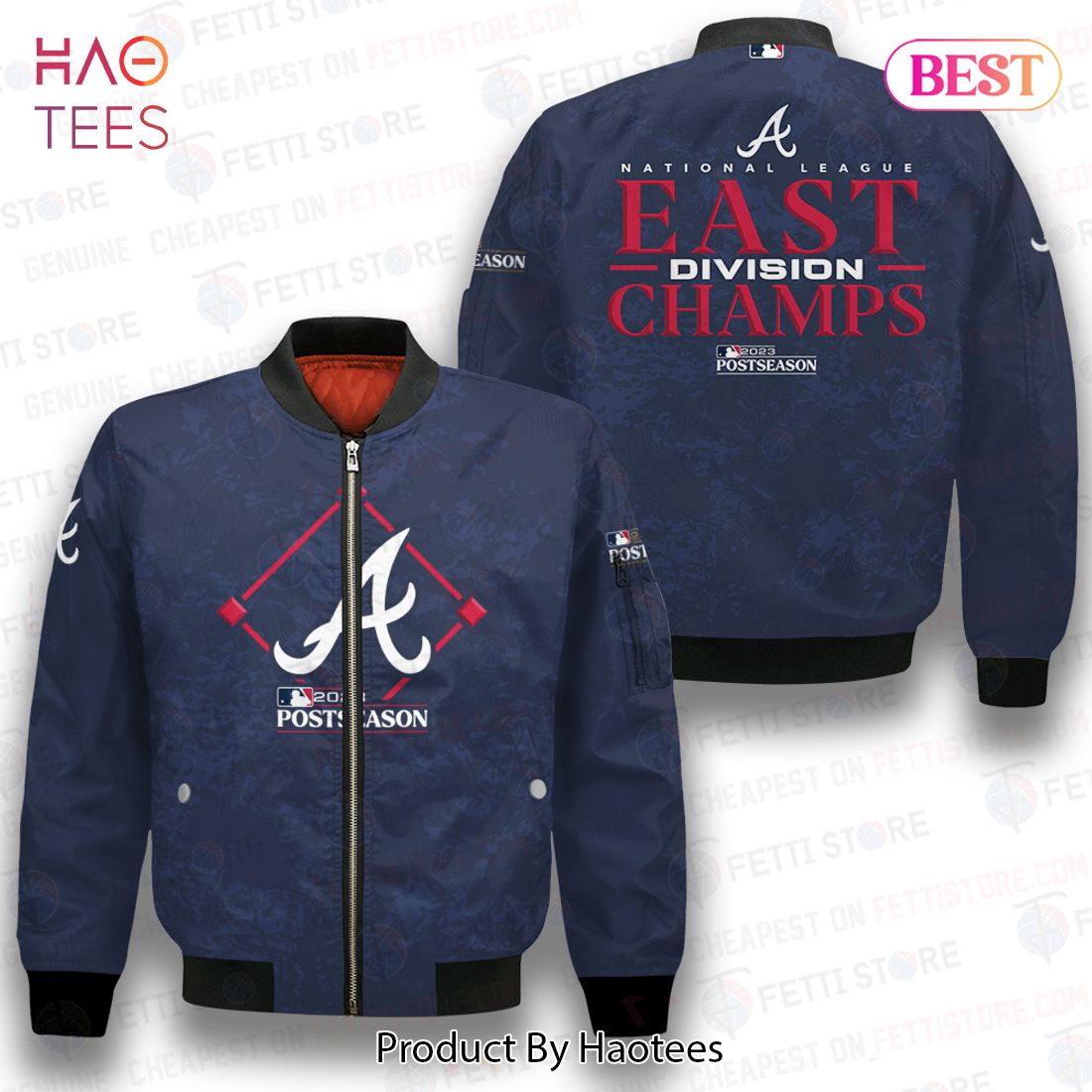 BEST Atlanta BravesMajor League Baseball AOP Bomber Jacket