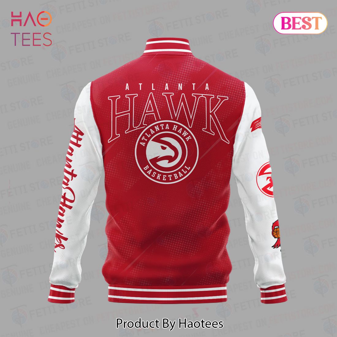 BEST Atlanta Hawks National Basketball Association Varsity Jacket BEST Atlanta Hawks National Basketball Association Varsity Jacket
