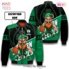 BEST Boston Celtics Custom Name Print Bomber Jacket