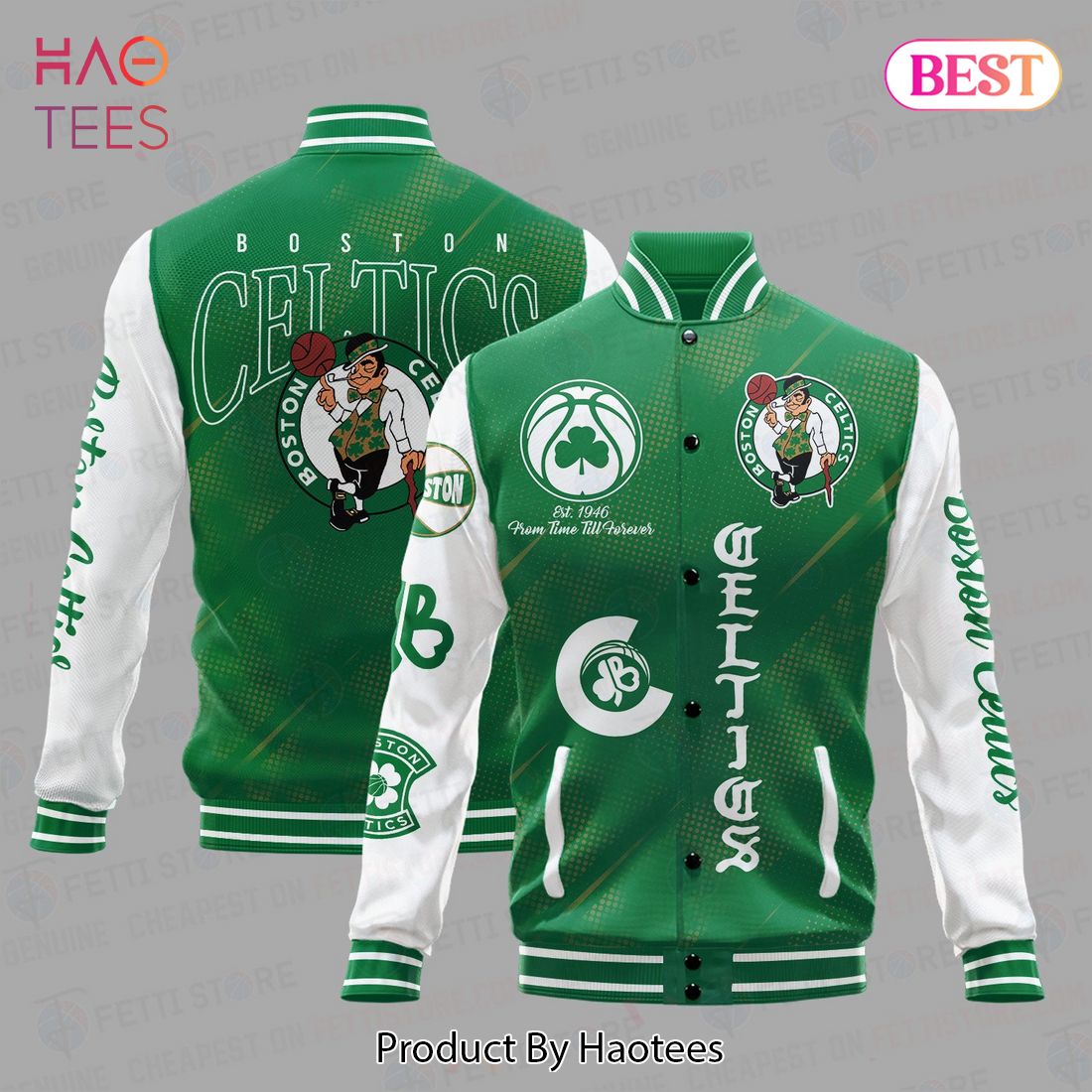 BEST Boston Celtics National Basketball Association Varsity Jacket