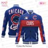 BEST Chicago Cubs American League Baseball Vintage Pattern Varsity Jacket