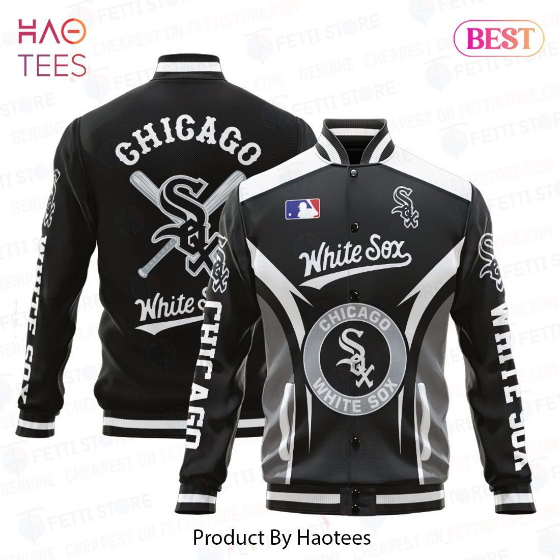 [BEST] Chicago White Sox Baseball Traditional Pattern AOP Varsity Jacket