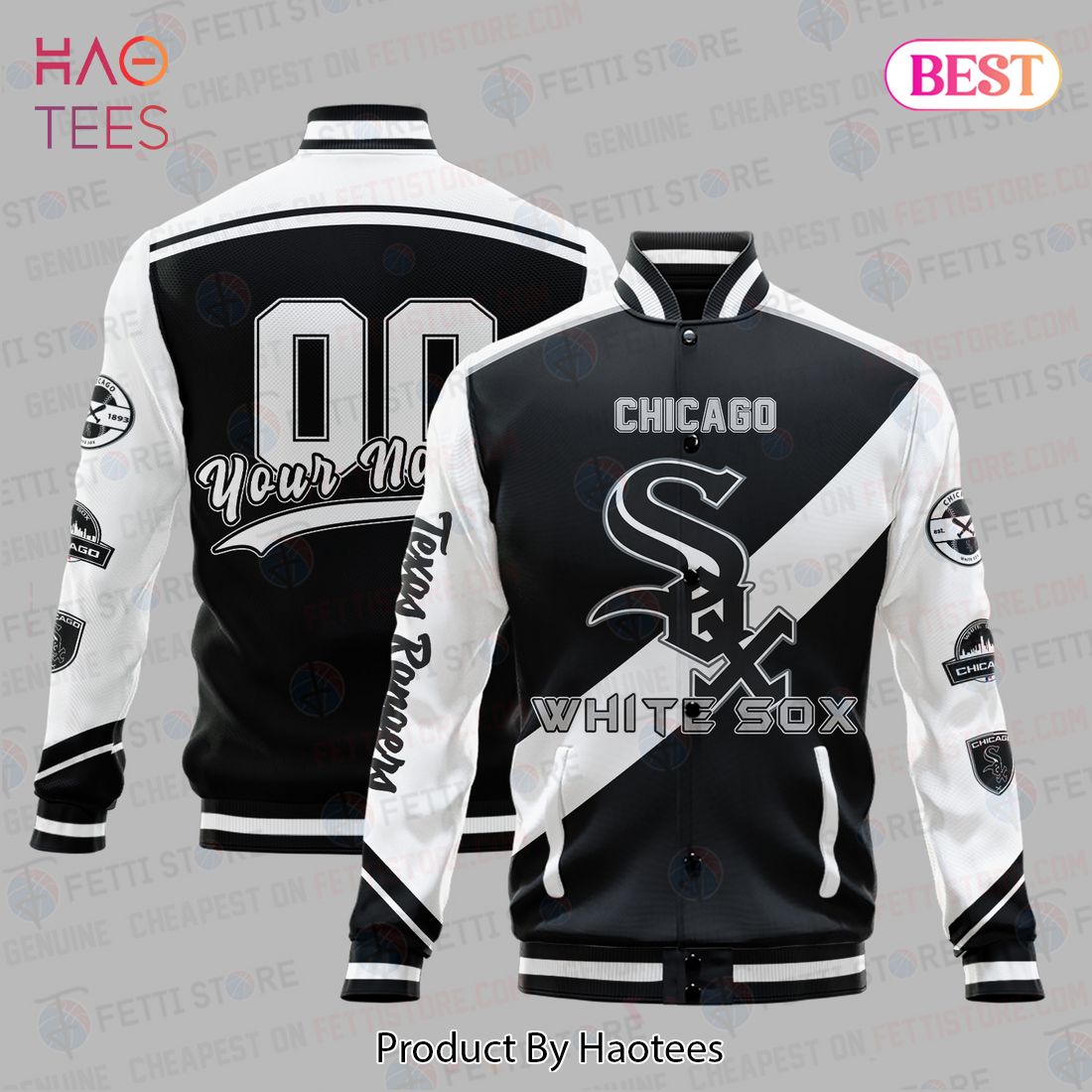 BEST Chicago White Sox League Baseball AOP Varsity Jacket
