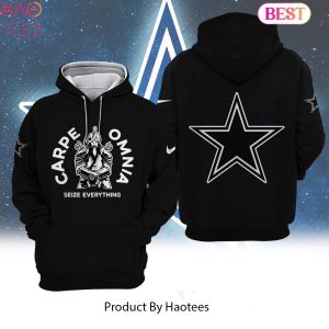 BEST Dallas Cowboys Carpe Omnia Seize Everything Black Hoodie