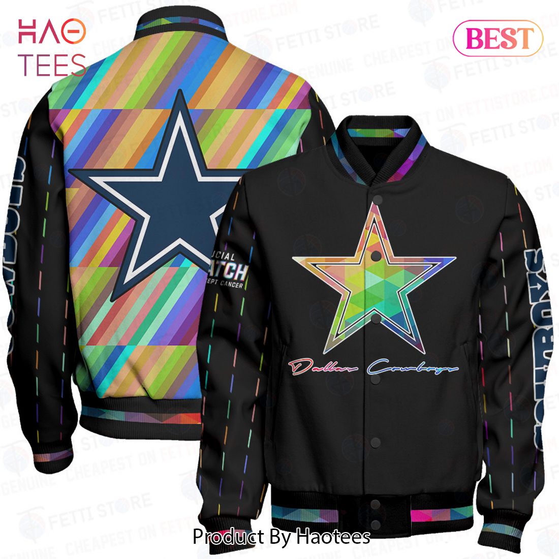 [BEST] Dallas Cowboys National Football League AOP Varsity Jacket