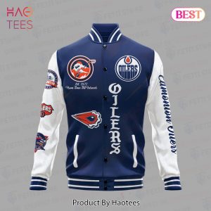 BEST Edmonton Oilers National Hockey League Varsity Jacket