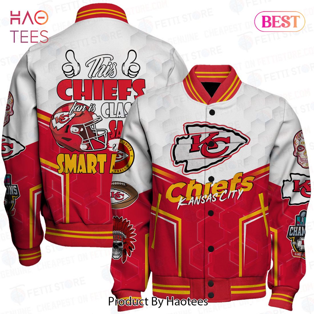 BEST Kansas City Chief NFL Design Varsity Jacket