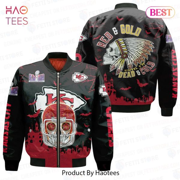 BEST Kansas City Chiefs Halloween Pattern Magic 3D Bomber Jacket