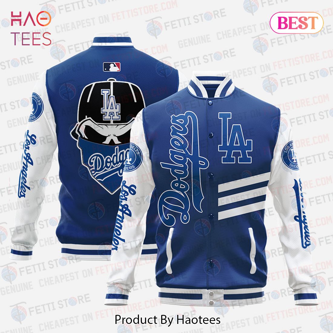 [BEST] Los Angeles Dodgers Major League Baseball AOP Varsity Jacket