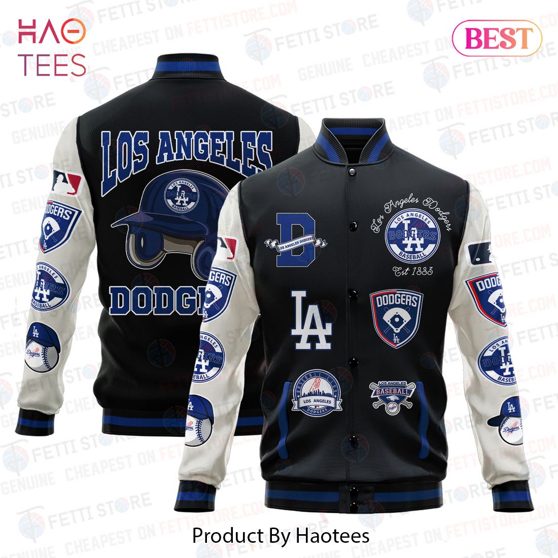 BEST Los Angeles Dodgers Major League Baseball AOP Varsity Jacket