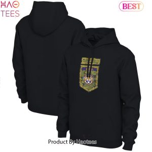 BEST LSU Tigers Football Veterans Black Hoodie