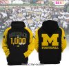 NEW Michigan Wolverines Football Pro Blue Hoodie