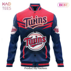 [BEST] Minnesota Twins Major League Baseball AOP Varsity Jacket