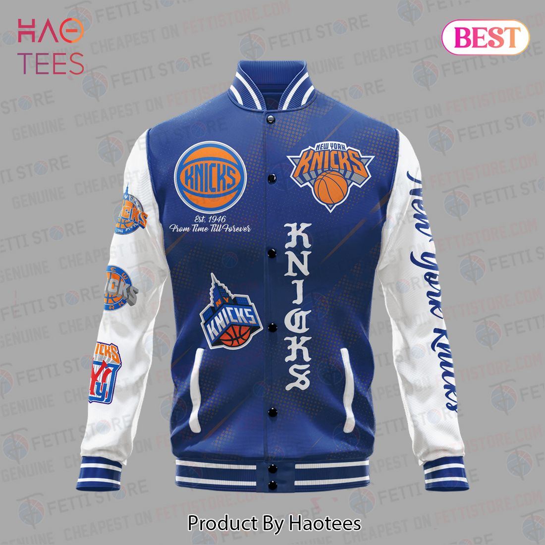 BEST New York Knicks National Basketball Association Varsity Jacket BEST New York Knicks National Basketball Association Varsity Jacket