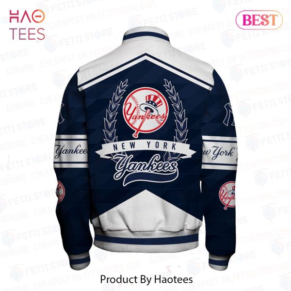 [BEST] New York Yankees Major League Baseball Pattern Varsity Jacket