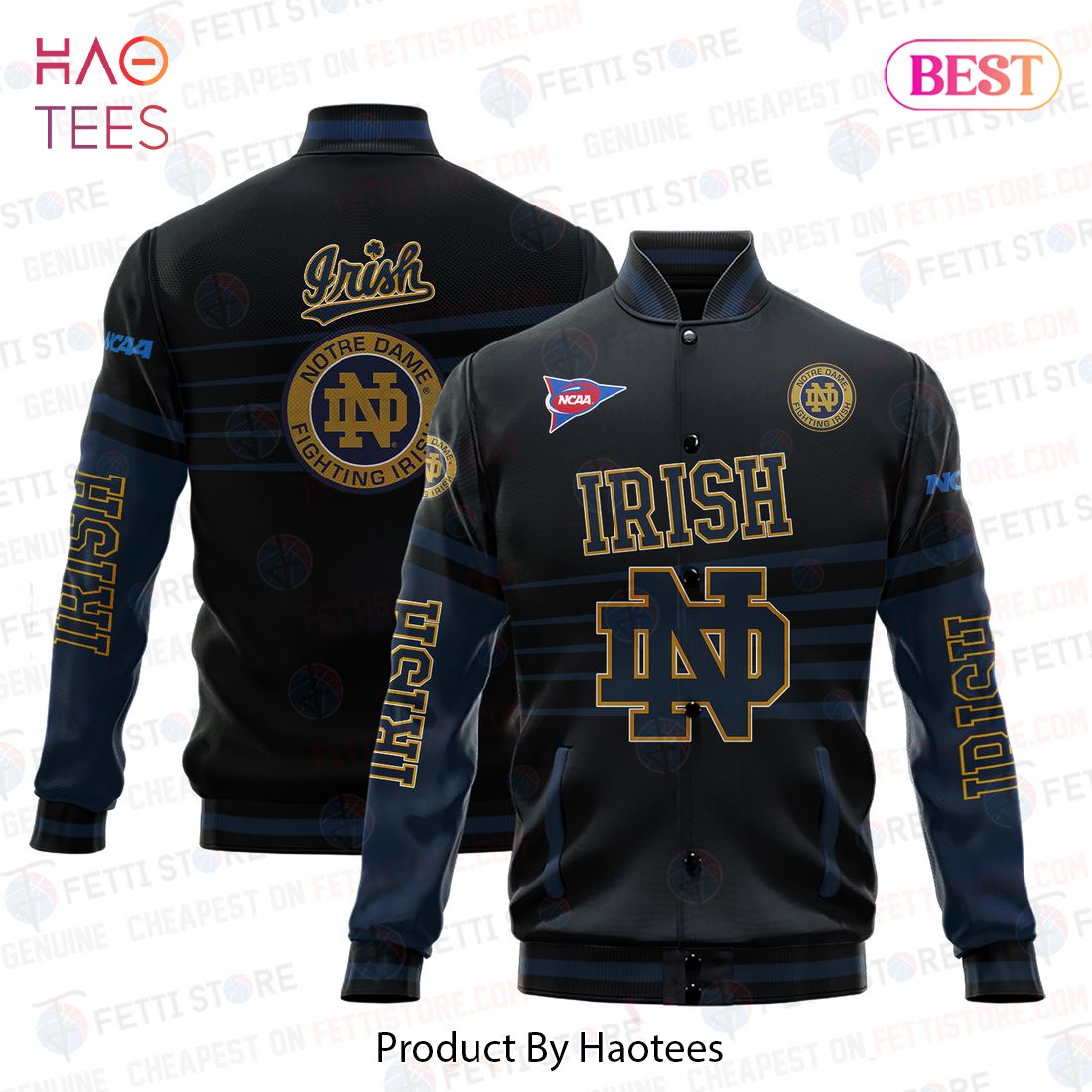 BEST Notre Dame Fighting Irish NCAA AOP Varsity Jacket