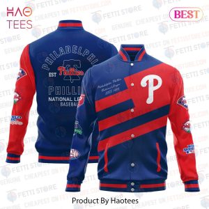 [BEST] Philadelphia Phillies American League Baseball Varsity Jacket