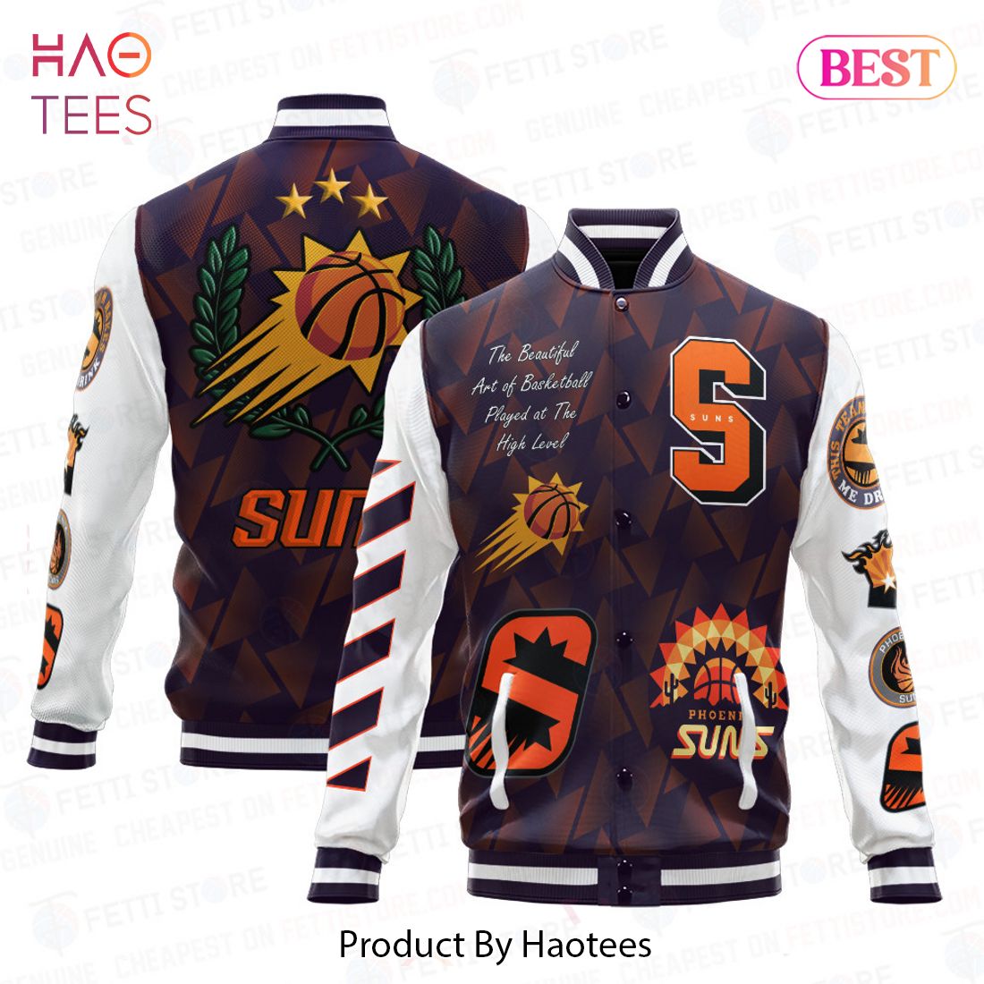 BEST Phoenix Suns National Basketball Association Varsity Jacket