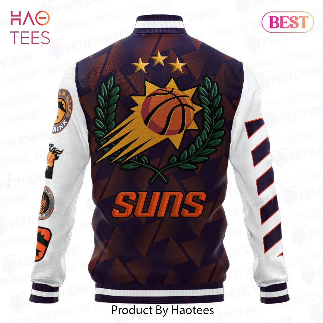BEST Phoenix Suns National Basketball Association Varsity Jacket BEST Phoenix Suns National Basketball Association Varsity Jacket