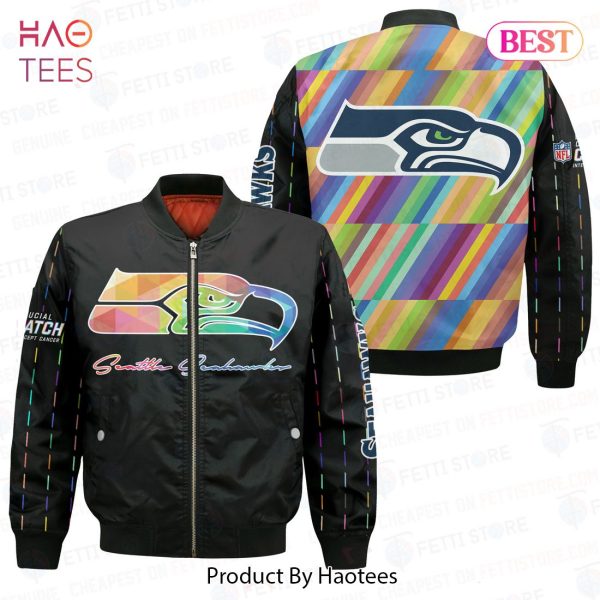BEST Seattle SeahawksNational Football League AOP Bomber Jacket