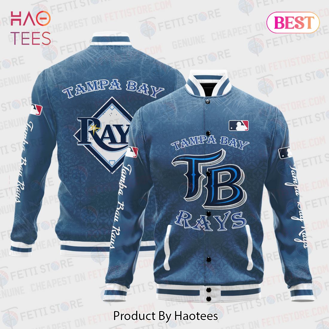 BEST Tampa Bay Rays Major League Baseball AOP Varsity Jacket