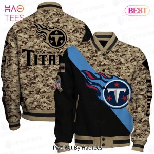 BEST Tennessee Titans National Football League AOP Varsity Jacket