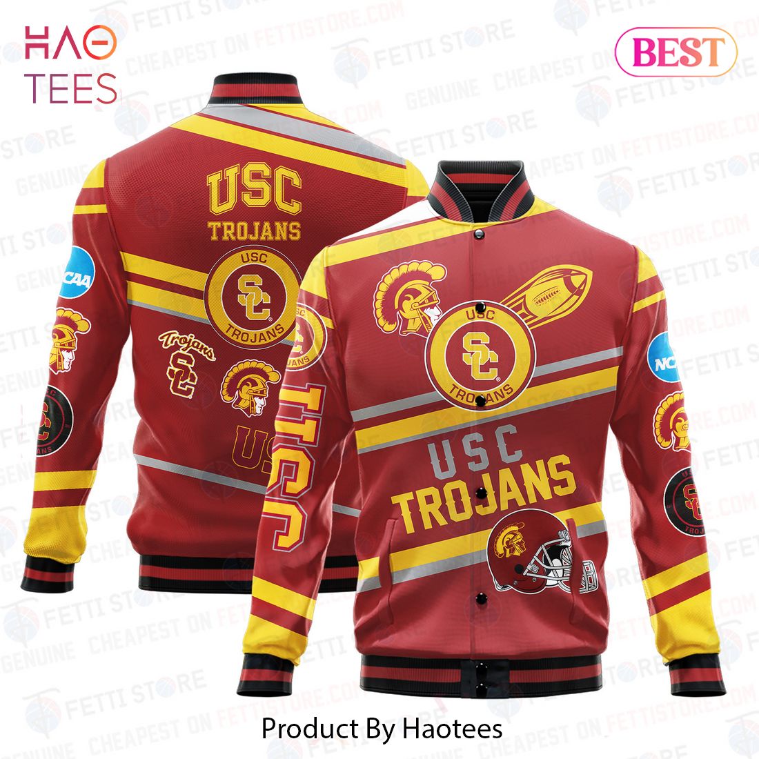BEST USC Trojans NCAA Division I Football Varsity Jacket