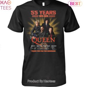HOT 55 Years 1970-2025 Queen Thank You For The Memories Unisex T-Shirt