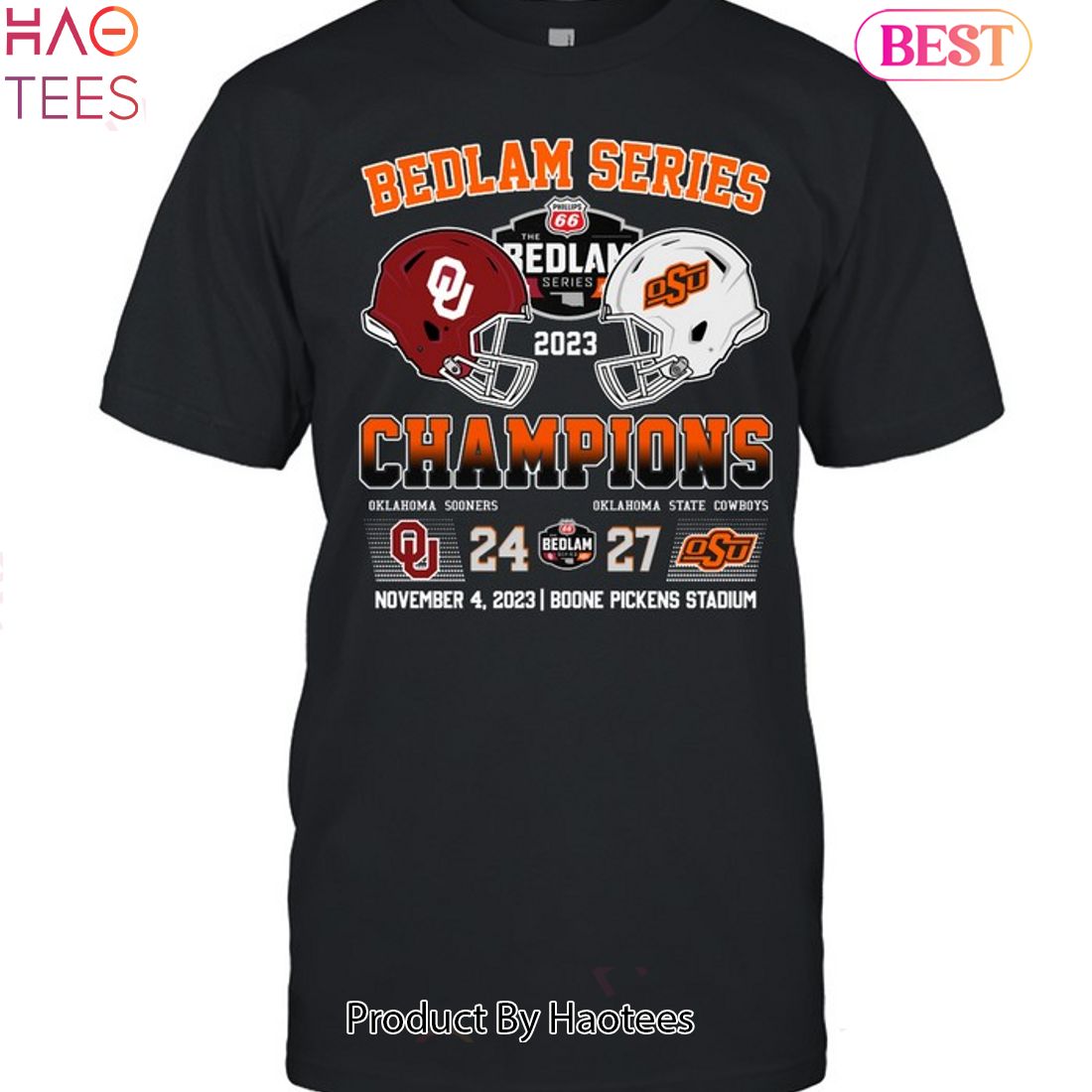 HOT Bedlam Series Champion 2023 Oklahoma State Cowboys Unisex T-Shirt