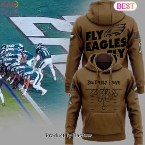 HOT Brotherly Shove Philadelphia Eagles NFL Salute To Service Hoodie