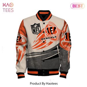 HOT Cincinnati Bengals National Football League Customized AOP Varsity Jacket