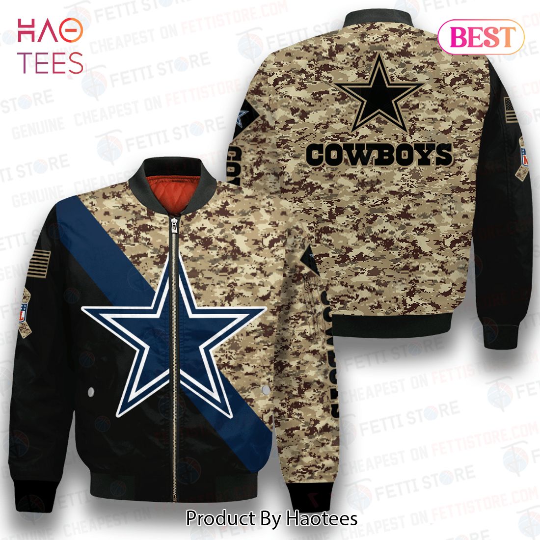HOT Dallas CowboysNational Football League AOP Bomber Jacket