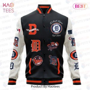 HOT Detroit Tigers Major League Baseball AOP Varsity Jacket