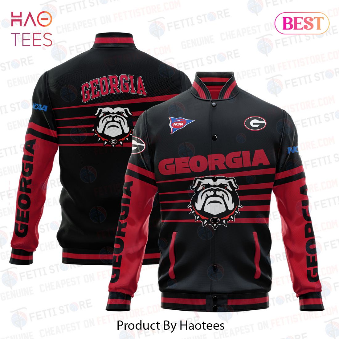 HOT Georgia Bulldogs NCAA AOP Varsity Jacket