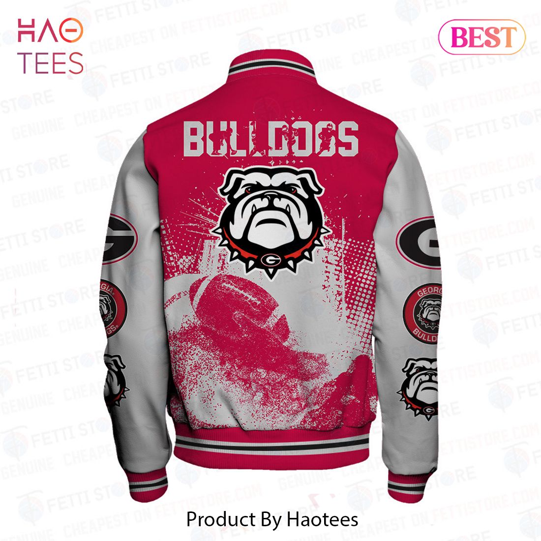 HOT Georgia Bulldogs NCAA Division I Football Varsity Jacket HOT Georgia Bulldogs NCAA Division I Football Varsity Jacket