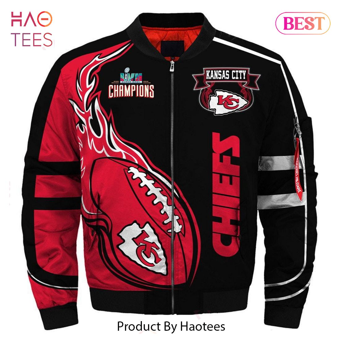 HOT Kansas City ChiefsSuper Bowl Championship 2023 Unisex 3D Bomber Jacket