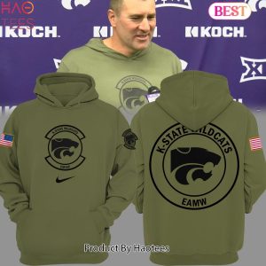HOT Kansas State Wildcats Football Camo Hoodie