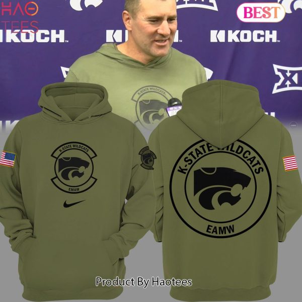 HOT Kansas State Wildcats Football Camo Hoodie