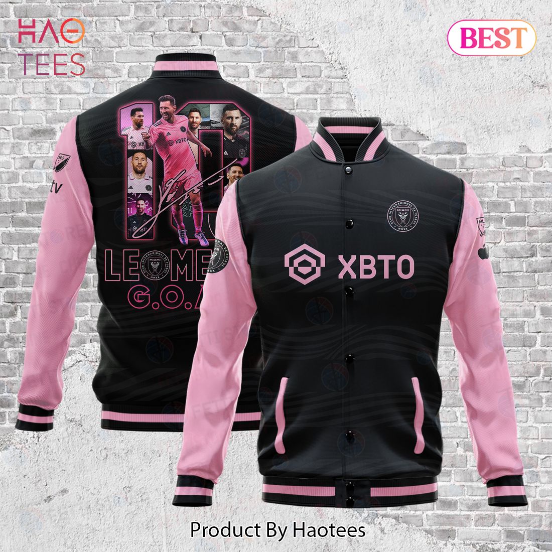 HOT Lionel Messi Goat Inter Miami Varsity Jacket